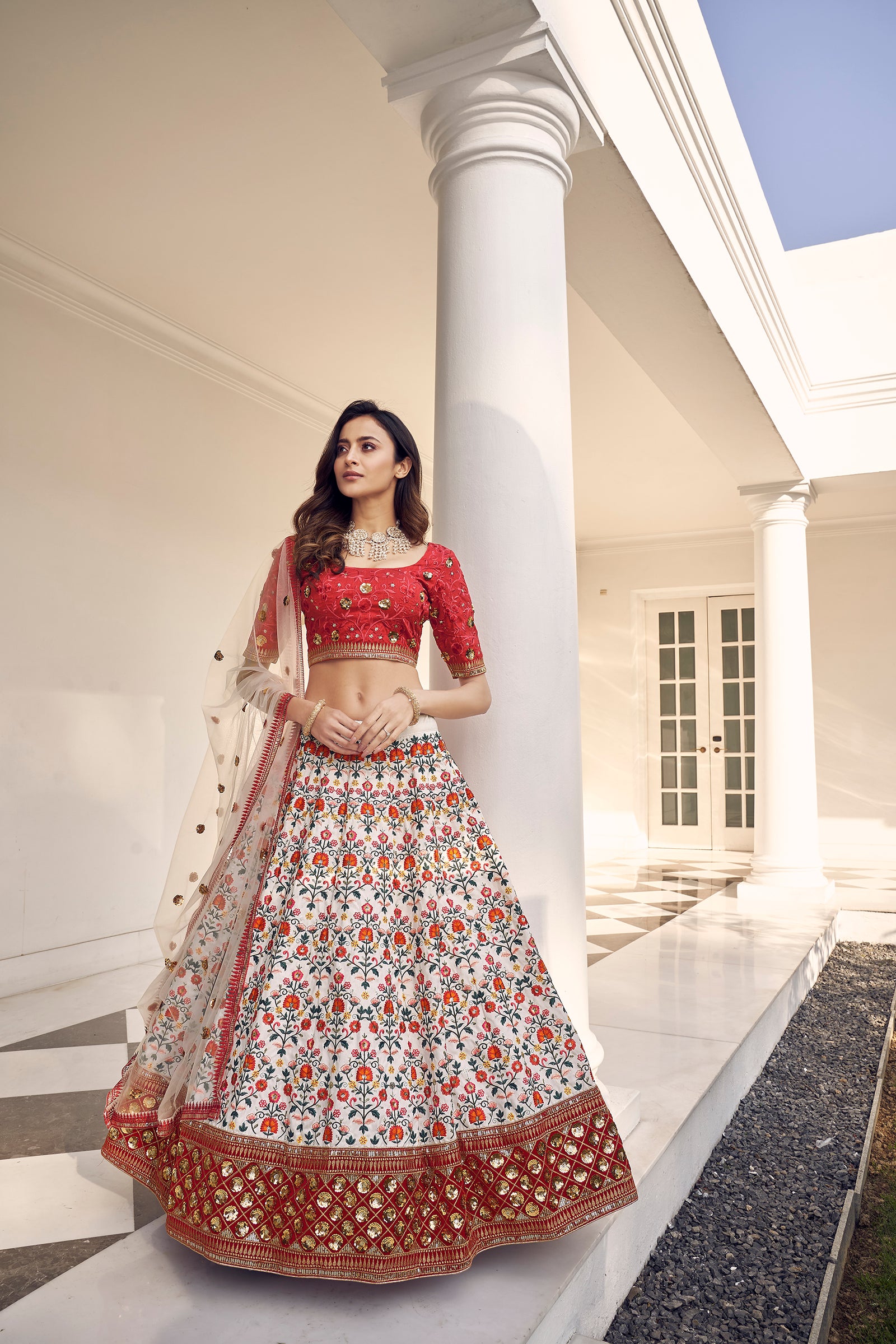 Navratri Wear Heavy Bollywood Lehenga Indian Party Indian Traditional Lehenga Designer Lengha Choli Wedding ClothsVilla