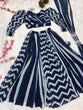 Load image into Gallery viewer, Navy Blue Faux Georgette Digital Printed Lehenga Choli Clothsvilla