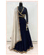 Navy Blue Lehenga Choli in Georgette with Mukaish Work Clothsvilla