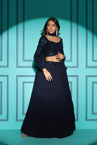 New Party Wear Bollywood Style Different Color Georgette Lehenga Choli Collection ClothsVilla.com