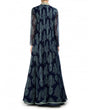 Load image into Gallery viewer, Navy Blue Indian Georgette Gown For Indian Festival &amp; Weddings - Print Work, Zari Work Clothsvilla