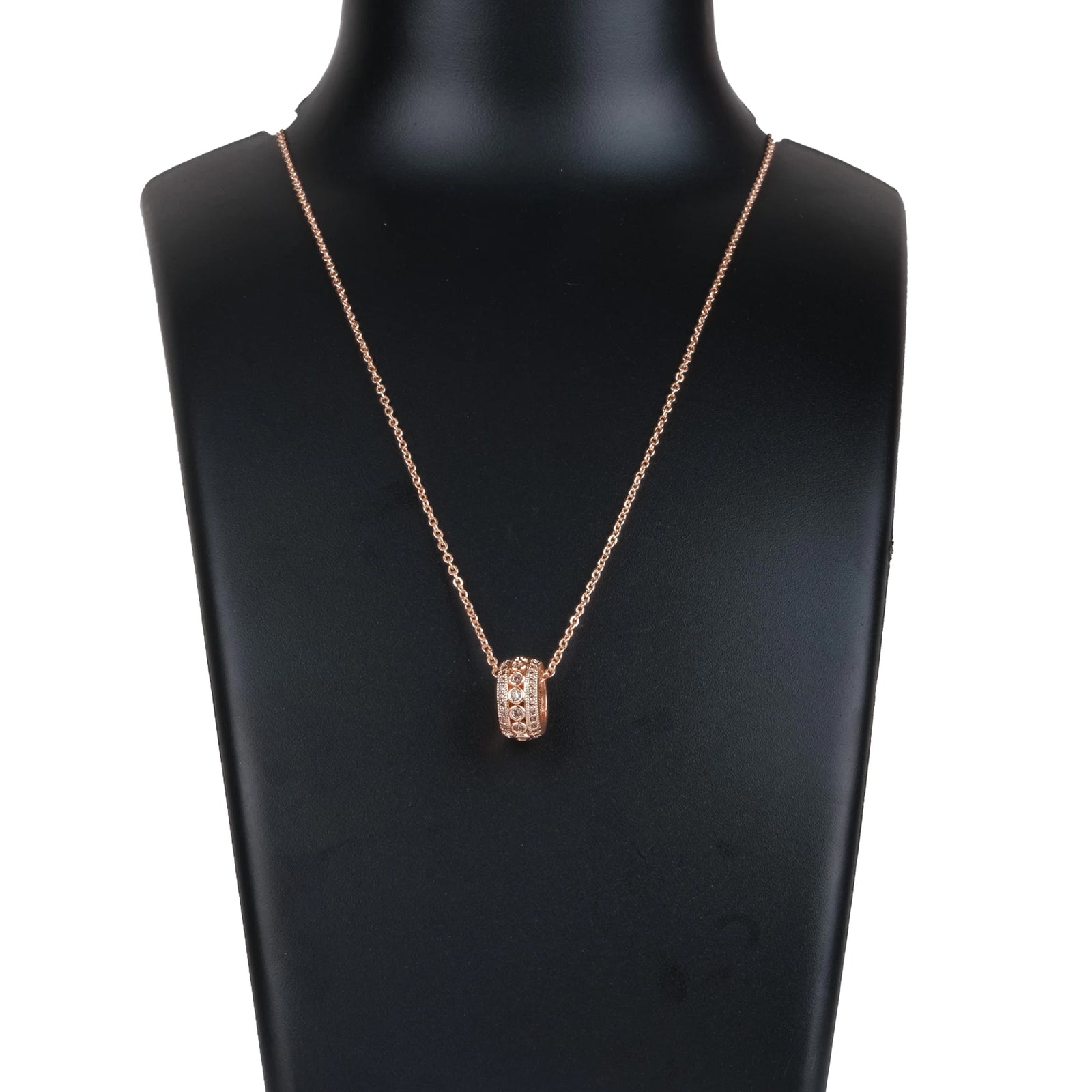 New American Dimond Pendent With Chain-125 Gold-plated Diamond Brass Pendant ClothsVilla
