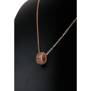 New American Dimond Pendent With Chain-125 Gold-plated Diamond Brass Pendant ClothsVilla