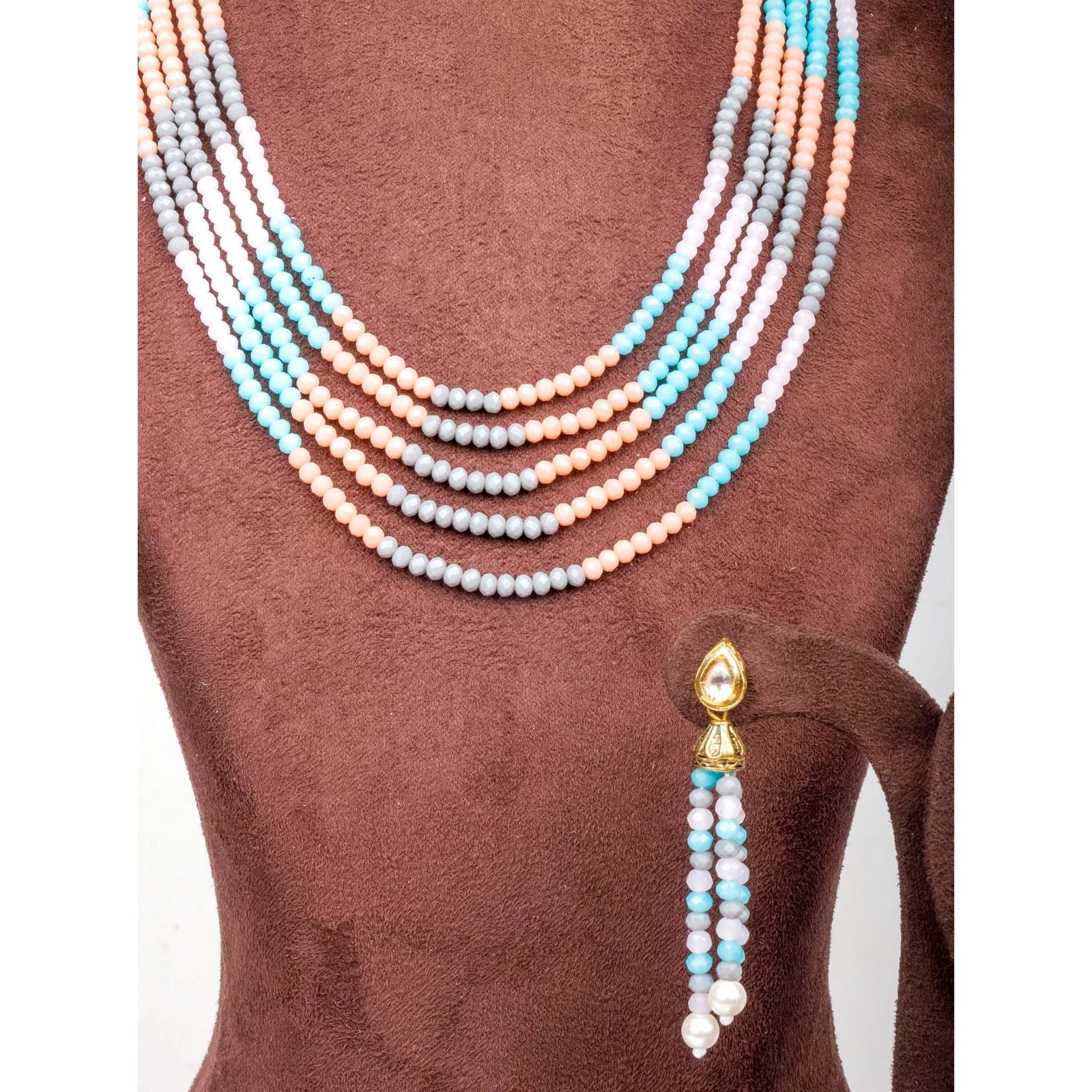 New Fancy Color necklace Alloy Gold-plated Jewel Set ClothsVilla