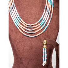 Load image into Gallery viewer, New Fancy Color necklace Alloy Gold-plated Jewel Set ClothsVilla