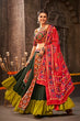 Load image into Gallery viewer, Green Color Embroidered Ethnic Tradtional Navratri Special Chaniya Choli ClothsVilla.com