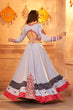 Load image into Gallery viewer, New Laterst Sky Chaniya Choli for Women Wear Navratri Collection ClothsVilla.com