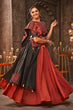 Load image into Gallery viewer, Orange Mirror Work Navratri Chaniya Choli Online Shopping ClothsVilla.com
