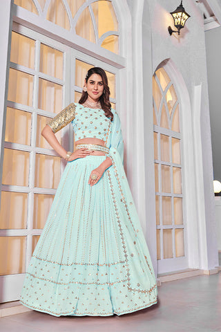 New Indian Festive Wear Lehenga Choli with Best Deal in Shubhkala ClothsVilla.com