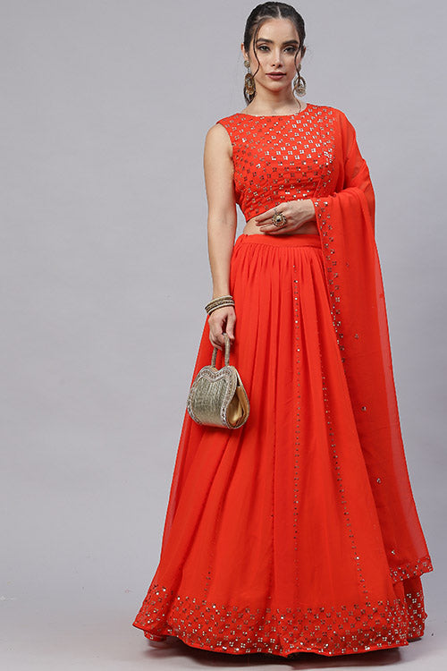 Dusty Pink Vibrant Color Exclusive Designer Lehenga Choli Collection ClothsVilla.com