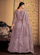 Load image into Gallery viewer, Mauve Net Readymade Lehenga Choli Clothsvilla