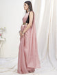 Load image into Gallery viewer, Pale Pink Pre-Stitched Blended Silk Saree ClothsVilla