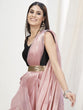 Load image into Gallery viewer, Pale Pink Pre-Stitched Blended Silk Saree ClothsVilla