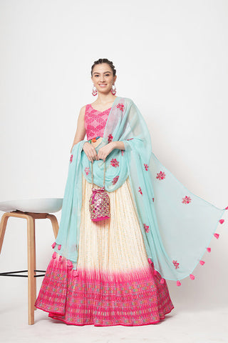 Party Wear Indian Style New Exclusive Wholesale Lehenga Choli Collection ClothsVilla.com
