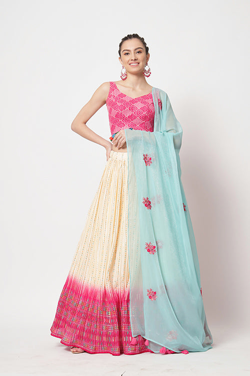 Party Wear Indian Style New Exclusive Wholesale Lehenga Choli Collection ClothsVilla.com