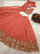 Load image into Gallery viewer, Party Wear Peach Color Sequence Embroidery Work Lehenga Choli Clothsvilla