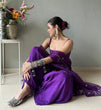 Load image into Gallery viewer, Party Wear Sharara Suit In Purple Color With Heavy Embroidery Work Clothsvilla