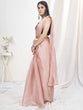 Load image into Gallery viewer, Pastel Pink Pre-Stitched Blended Silk Saree ClothsVilla