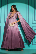 Load image into Gallery viewer, Peach Ready to Ship Floor Length Anarkali Gown Collection ClothsVilla.com