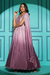 Load image into Gallery viewer, Peach Ready to Ship Floor Length Anarkali Gown Collection ClothsVilla.com