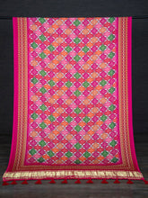 Load image into Gallery viewer, Pink Color Digital Printed Pure Gaji Silk Dupatta Clothsvilla