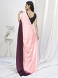 Load image into Gallery viewer, Pink-Wine Lycra Based Saree ClothsVilla
