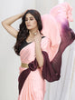 Load image into Gallery viewer, Pink-Wine Lycra Based Saree ClothsVilla