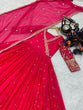 Load image into Gallery viewer, Pink Anarkali Gown in Georgette with Embroidery Sequence Work ClothsVilla