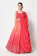 Load image into Gallery viewer, Pink Color Exclusive Silk Foil Printed Lehenga Choli Collection ClothsVilla.com