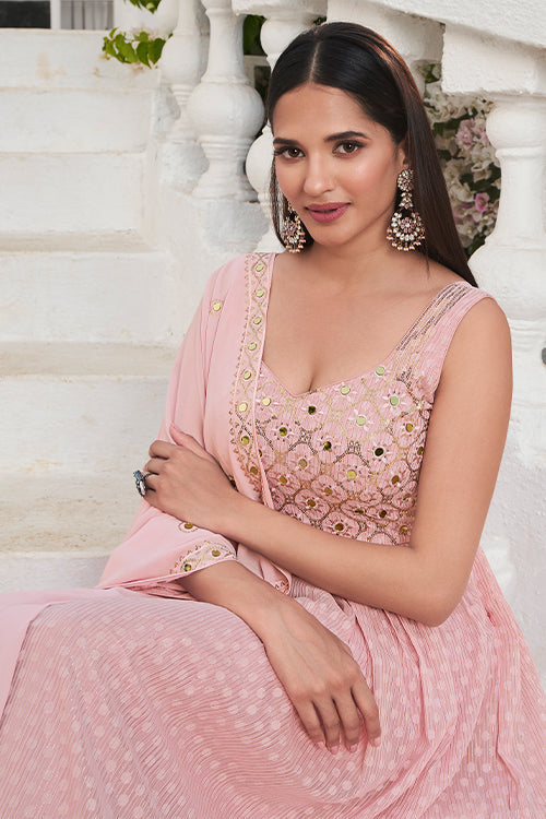 Latest Designer Embroidered Stitched Exclusive Salwar Palazzo Collection ClothsVilla.com