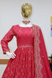 Load image into Gallery viewer, Pink Lehenga Choli in Faux Georgette with Embroidery Sequence Work ClothsVilla