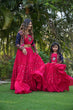 Load image into Gallery viewer, Pink Mom-Daughter Combo Lehenga Choli with Jacket ClothsVilla