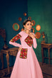 Load image into Gallery viewer, Pink Multi Resham Work Georgette Salwar Semi Stitched ClothsVilla