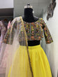 Load image into Gallery viewer, Pink N Yellow Lehenga With Heavy Work Blouse Clothsvilla