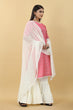 Load image into Gallery viewer, Pink Printed Cotton Kurti with Sharara And Dupatta ClothsVilla.com