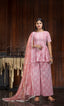 Pink Thread Embroidery Work Festival Wear Peplum Salwar Kameez ClothsVilla