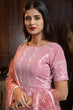 Load image into Gallery viewer, Pink Thread Embroidery Work Festival Wear Peplum Salwar Kameez ClothsVilla