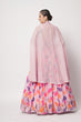 Load image into Gallery viewer, Pink Georgette Print With Sequins Embroidered Work Lehenga Choli ClothsVilla.com