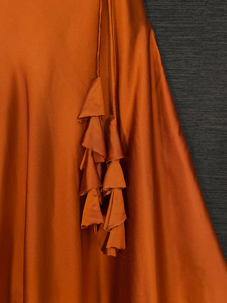 Mustard Color Taffeta Satin Silk Lehenga Choli With Soft Net Dupatta Clothsvilla
