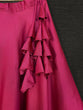 Load image into Gallery viewer, Pink Color Plain Taffeta Satin Silk Lehenga Choli Set Clothsvilla