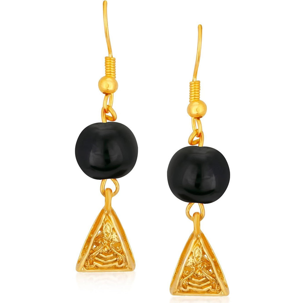 Plastic Jewel Set (Black, Gold) ClothsVilla