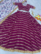 Load image into Gallery viewer, Precious Embroidery Sequence Work Wine Color Lehenga Choli Clothsvilla