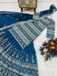 Load image into Gallery viewer, Preferable Teal Blue Color Sequence Embroidered Lehenga With Top Clothsvilla
