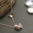 Load image into Gallery viewer, Premium Iconic Crystal Butterfly for Girls Women Brass Pendant Set ClothsVilla
