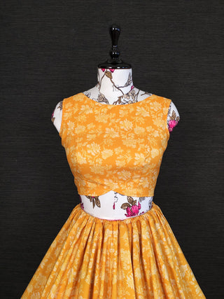 Yellow Color Vaishali Silk Heavy Lehenga Choli With Net Dupatta for haldi Clothsvilla
