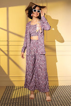 Load image into Gallery viewer, Printed Designer Western Co-Ords with Blouse Set Collection ClothsVilla.com