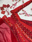 Printed Maslin Anarkali With Georgette Dupatta Clothsvilla