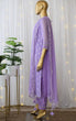 Load image into Gallery viewer, Purple Kurti Set in Georgette With Fancy Sequence Work Clothsvilla