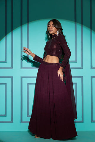 New Party Wear Bollywood Style Different Color Georgette Lehenga Choli Collection ClothsVilla.com