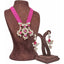 Purple Pearl And Dimond Necklace Alloy Gold-plated Jewel Set ClothsVilla